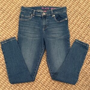 Place Girls Classic Blue Super Skinny Jeans Sz 10